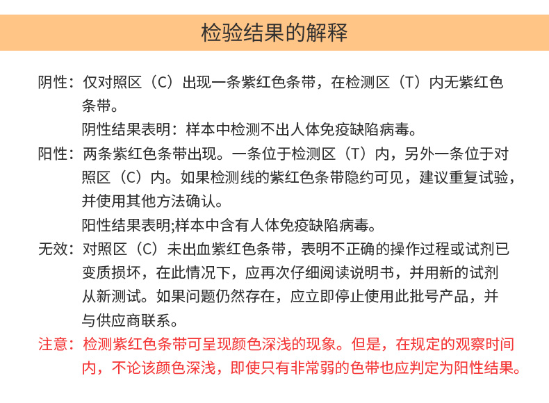 英科新创 HIV抗体检测试纸